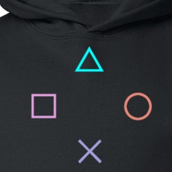 Gamer Controller Symbols Youth Hoodie 39122624