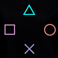 Gamer Controller Symbols Ladies T Shirt 39122626