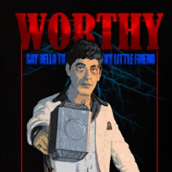 Say Hello To My Little Friend Scarface Thor Mjolnir Parody T Shirt 39127633