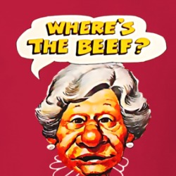 Wendy's Where's The Beef Granny Cartoon T Shirt 39129476