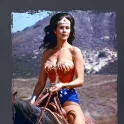 Wonder Woman Riding A Horse Lynda Carter T Shirt 39140832