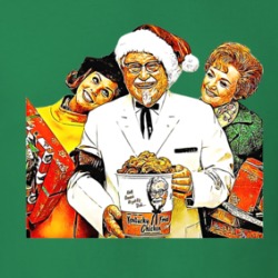 Kfc Retro Christmas Ad T Shirt 39140834
