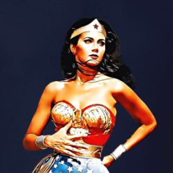 Wonder Woman Retro 70s Tv T Shirt 39140839
