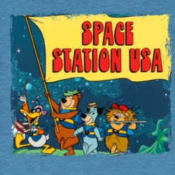Galaxy Goof-ups Space Station Usa T Shirt 39141958