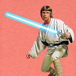 Luke Skywalker Lightsaber Movie T Shirt 39145276