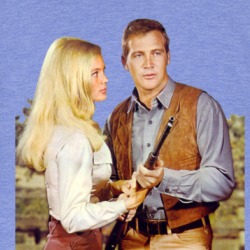 The Big Valley Linda Evans Lee Majors T Shirt 39158190
