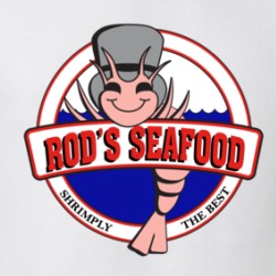 Rod's Seafood Shrimply The Best Parody T Shirt 39159471