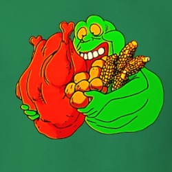 Ghostbusters Slimer Thanksgiving Feast T Shirt 39160070