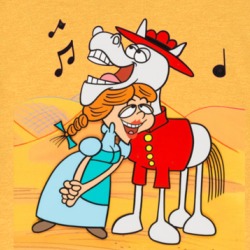 Dudley Do-right Nell And Horse T Shirt 39160445