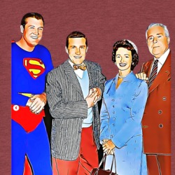 Superman Retro Tv T Shirt 39162024