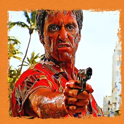 Scarface Tony Montana Shooting T Shirt 39163089