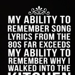 My Ability To Remember Song Lyrics From The 80s T Shirt 39164308