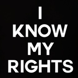 I Know My Rights T Shirt 39166947
