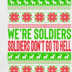 We're Soldiers Tony Quote Sopranos Parody Ugly Christmas Style Crewneck Sweatshirt 39171857