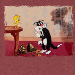 Sylvester And Tweety Cartoon Characters T Shirt 39188001