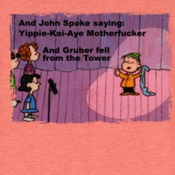 Charlie Brown Christmas Die Hard Mashup T Shirt 39189401