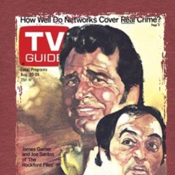 Rockford Files Garner Santos Tv Guide Cover T Shirt 39189756