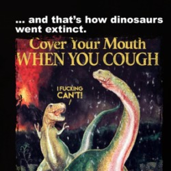 Cover Your Mouth When You Cough Dinosaur Book T Shirt 39189780