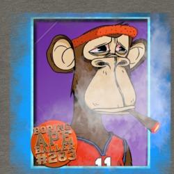 Boring Ape Baller #283 Smoking A Big Blunt Nft T Shirt 39191405