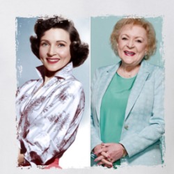 Betty White Then And Now T Shirt 39197849