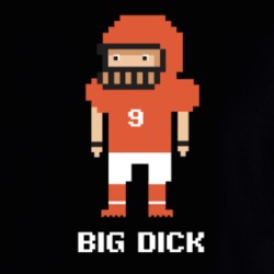 Big Dick Joe Burrow Football Tecmo 8 Bit Hoodie 39199636