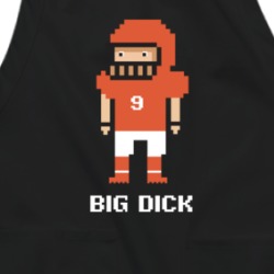 Big Dick Joe Burrow Football Tecmo 8 Bit Apron 39199637