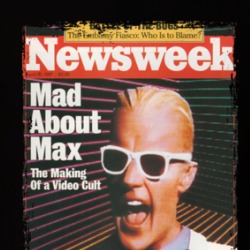Max Headroom Newsweek Magazine Cover T Shirt 39202804