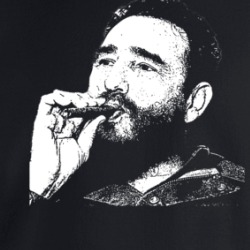 Fidel Castro Smoking Cigar Crewneck Sweatshirt 39216454