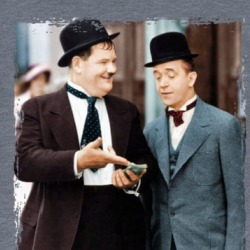 Laurel And Hardy Comedic Actors T Shirt 39216463