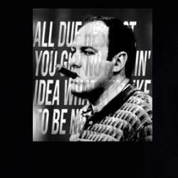Tony Soprano All Due Respect Quote Hoodie 39227285