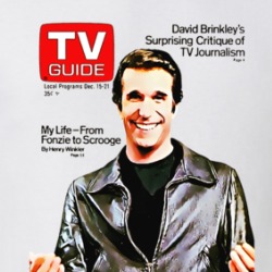 Happy Days Fonzie Henry Winkler Tv Magazine Cover T Shirt 39231577