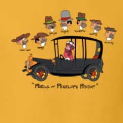 The Perils Of Penelope Pitstop Cartoon T Shirt 39241743