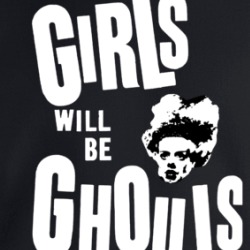 Girls Will Be Ghouls Bride Of Frankenstein Crewneck Sweatshirt 39254933