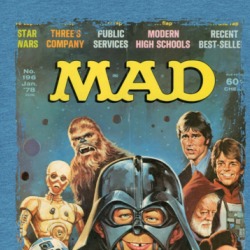 Mad Magazine January 1978 Star Wars Cover T Shirt 39260481