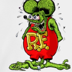 Rat Fink Hot Rod Character Crewneck Sweatshirt 39269558