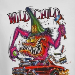 Rat Fink Wild Child Hot Rod Character Long Sleeve T Shirt 39269566