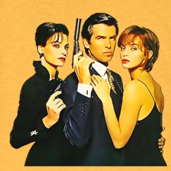 Pierce Brosnan Golden Eye Movie T Shirt 39271807