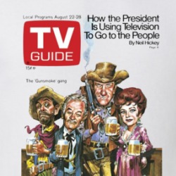 Gunsmoke Cast Tv Magazine Cartoon Cover T Shirt 39272988