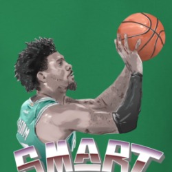 Marcus Smart Illustration Irish Green T Shirt 39276588