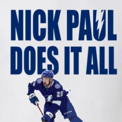 Nick Paul Does It All White T Shirt 39276592