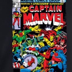 Captain Marvel Comic Issue 50 Crewneck Sweatshirt 39277456