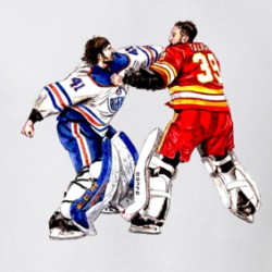 Cam Talbot Mike Smith Fight Battle Of Alberta T Shirt 39277777