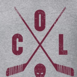 Col Colorado Retro Hockey Sport Grey T Shirt 39277794