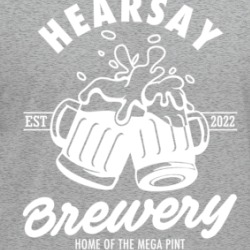 Hearsay Brewery Home Of The Mega Pint T Shirt 39277955