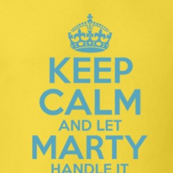 Keep Calm And Let Marty Handle It Hacks T Shirt 39278002