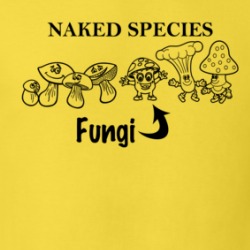 Naked Species Mushrooms Fungi T Shirt 39282359