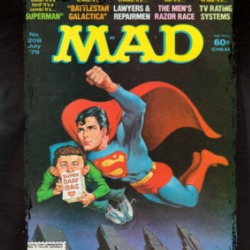Mad Issue 208 Superman Raglan T Shirt 39282954