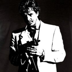 Miami Vice Sonny Crockett 80s Tv Raglan T Shirt 39285541
