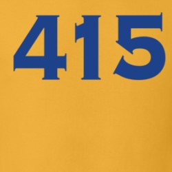 415 Area Code Golden State T Shirt 39288864