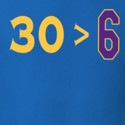 30 Greater Than 6 Steph And Lebron T Shirt 39288865